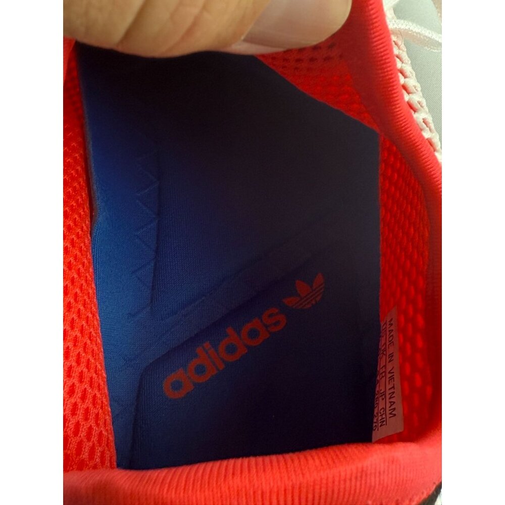 NWOT Size 10 -adidas Deerupt SolarRed Bluebird Men’s Athletic Runner Shoe (CQ262 - Picture 9 of 10